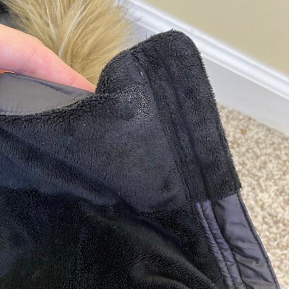 Marmot Womens Sz M Montreal Down Coat 700 Fill Hooded Faux-fur Trim Quilted Warm - Picture 11 of 16